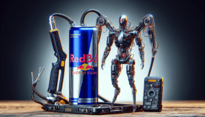 Alt text: Various AI image prompts for a Pantip thread titled "redbull69 pantip," featuring energy-drink motifs.