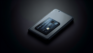 alt_text: A sleek web banner for redbull69 ฝาก-ถอน ออโต้, featuring a smartphone and credit card on black.